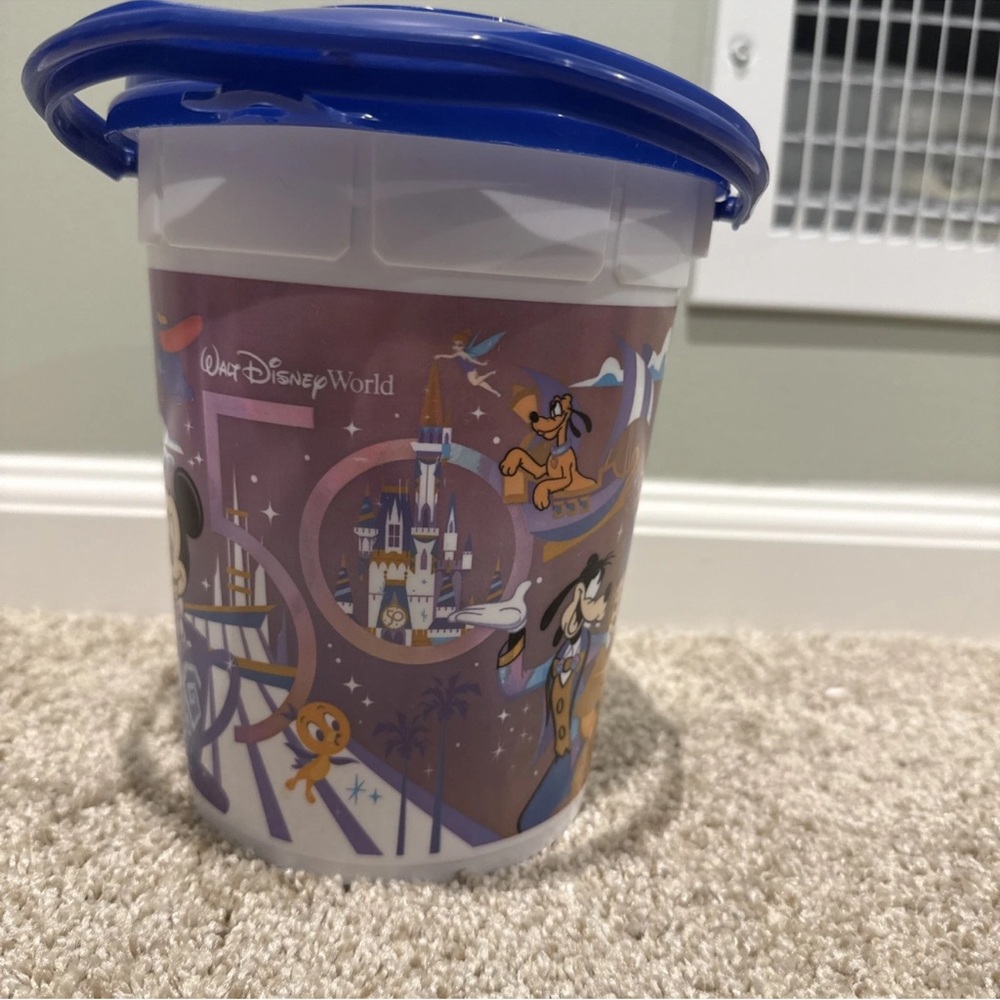Disney Parks Walt Disney World 50th Anniversary Popcorn Bucket 2021 - Picture 2 of 4